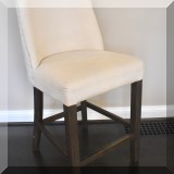 F22. Four Restoration Hardware bar stools with nailhead trim. 41”h x 20”w x 20”d - $$450 per pair